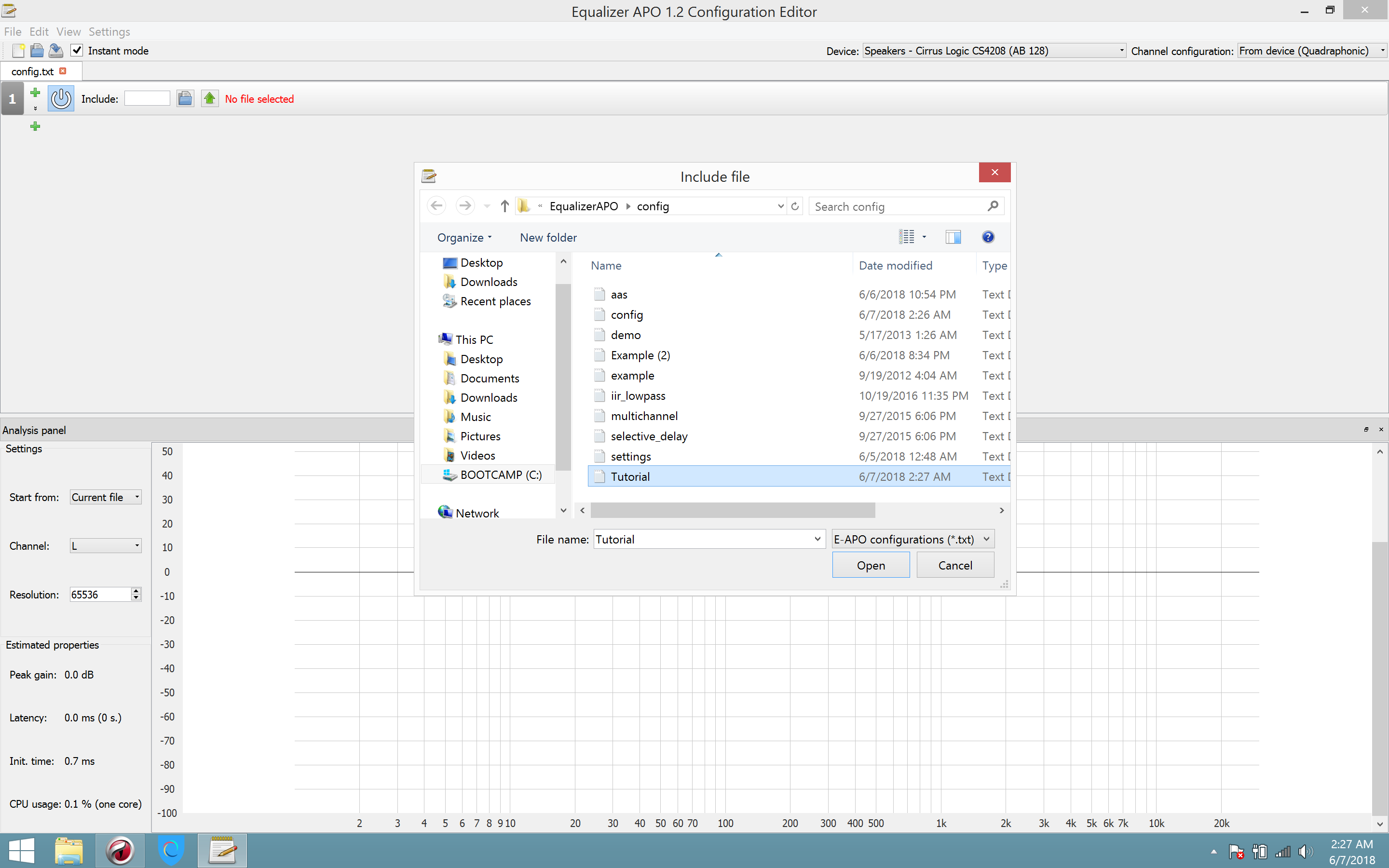 Adding Configuration File